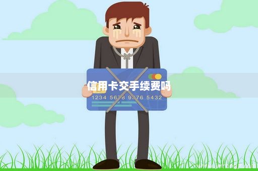 信用卡交手续费吗
