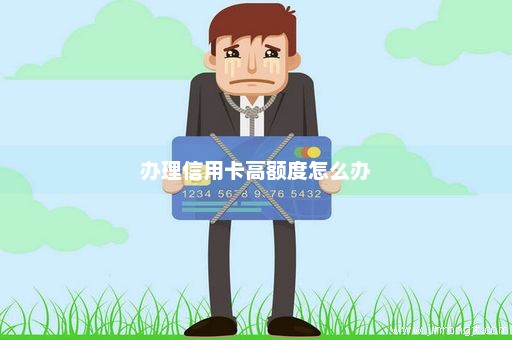 办理信用卡高额度怎么办