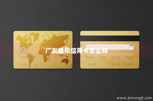 广发虚拟信用卡怎么样