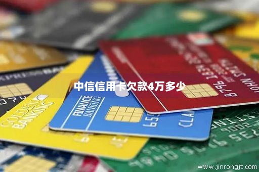 中信信用卡欠款4万多少