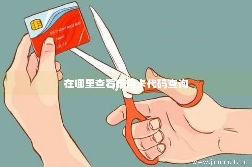 在哪里查看信用卡代码查询