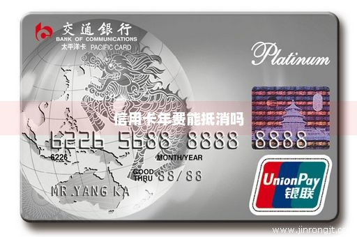 信用卡年费能抵消吗