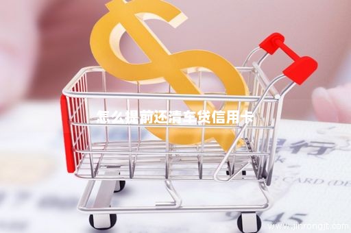 怎么提前还清车贷信用卡
