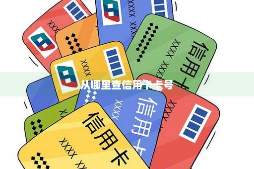 从哪里查信用卡卡号