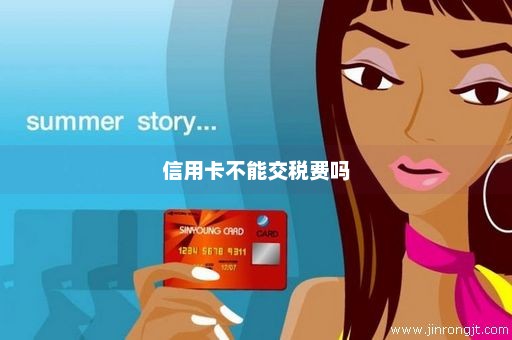 信用卡不能交税费吗