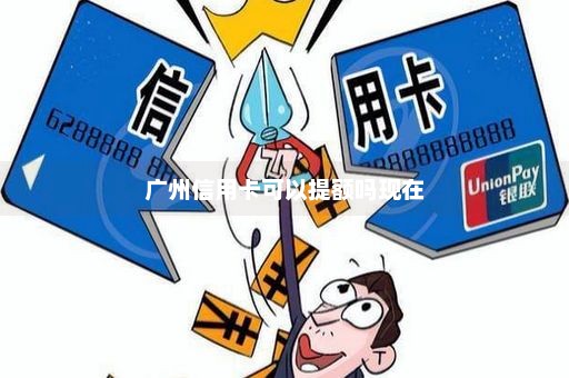 广州信用卡可以提额吗现在