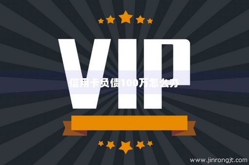 信用卡负债100万怎么办