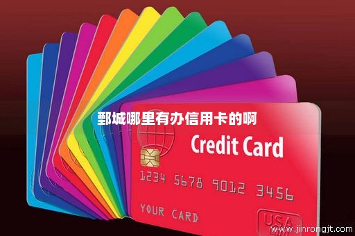 鄄城哪里有办信用卡的啊