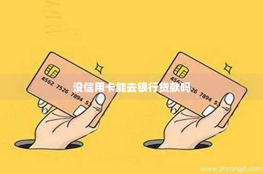 没信用卡能去银行贷款吗