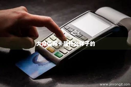 大众信用卡是什么样子的