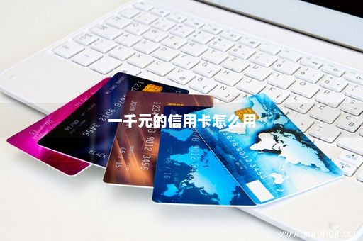 一千元的信用卡怎么用