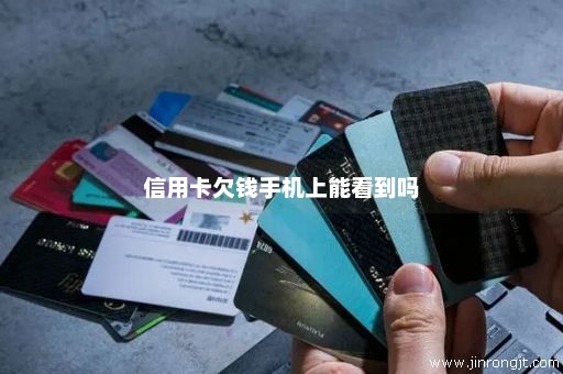 信用卡欠钱手机上能看到吗