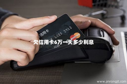 欠信用卡6万一天多少利息