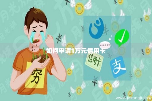 如何申请1万元信用卡