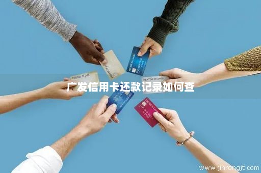 广发信用卡还款记录如何查
