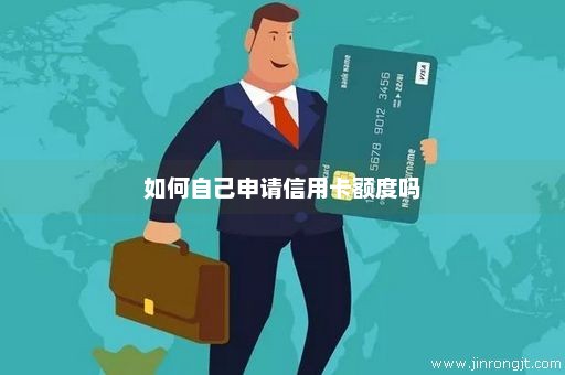如何自己申请信用卡额度吗