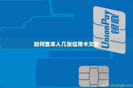 如何查本人几张信用卡欠款