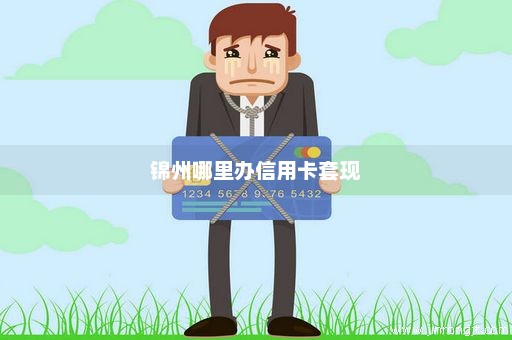 锦州哪里办信用卡套现
